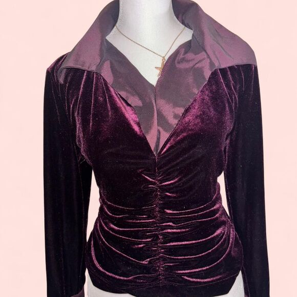 Tadashi Women's Purple Blouse - Picture 1 of 2